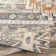 Jamieson Machine Woven Blue/Orange Area Rug