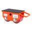 Chariot de roulage de 2,5 t pour machine industrielle lourde 2 rouleaux 2 50000 lb