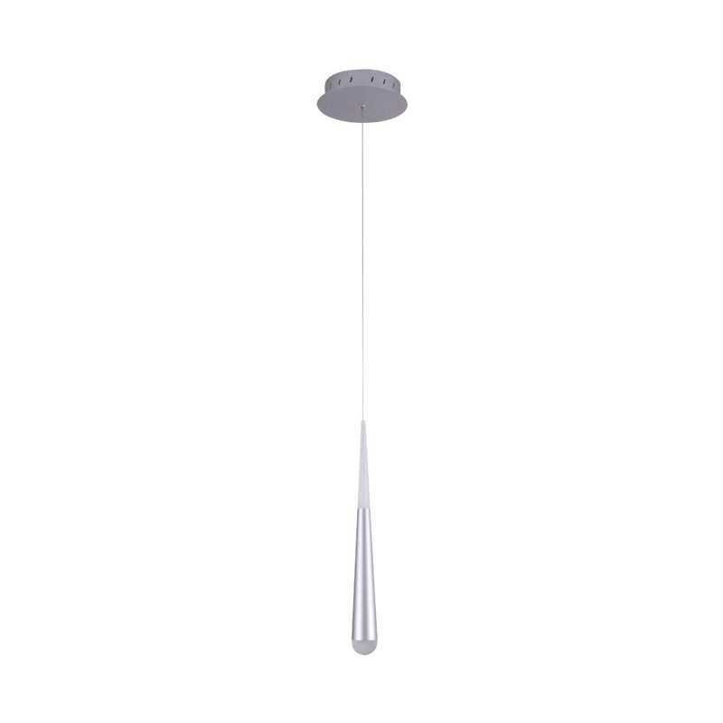 Luminaire suspendu simple 1 lumière Aeisha, Aluminium