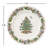 Christmas Wreath 8.5" Salad Plates, Set of 4