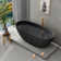 65" X 29" High-Quality Solid Surface Freestanding Tub With Ultra-Thin Edge For Ultimate Relaxation