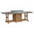 Hammered Top Stainless with Natural Teak Base selected