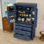 Garde-manger avec armoire de rangement, tiroirs, 2 tablettes réglables et tablettes de porte-662155910