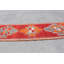 Tapis de couloir turc fait à la main en rouge et orange avec motif géométrique pour décoration traditionnelle anatolienne