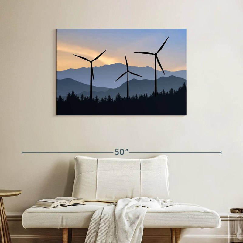 Éoliennes Lilie Forest, H 26 po x l 39 po