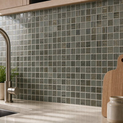 11.75'' W X 11.75''  Glass Tile