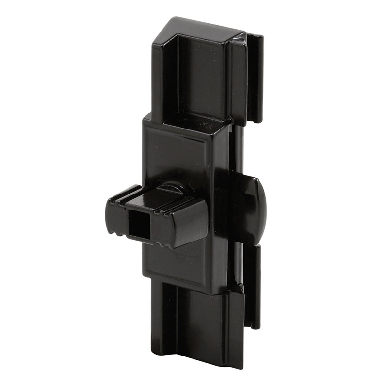 Loquet de fenêtre réglable noir Prime-Line avec serrure de nuit, supérieur (paquet simple)