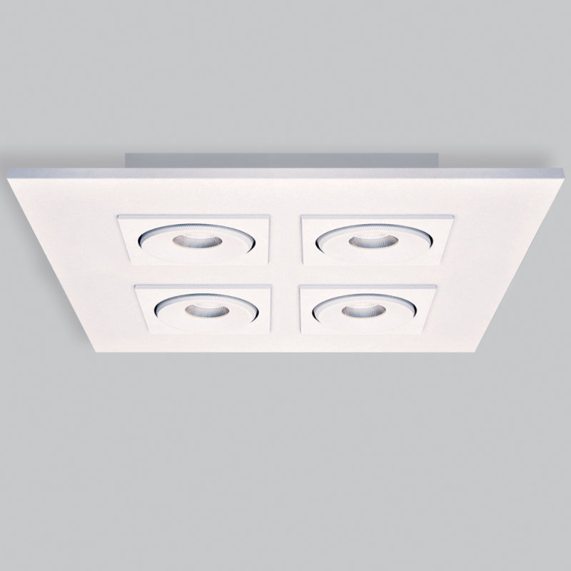 Marc 4 - Light 18.5039" Cluster Square LED Flush Mount