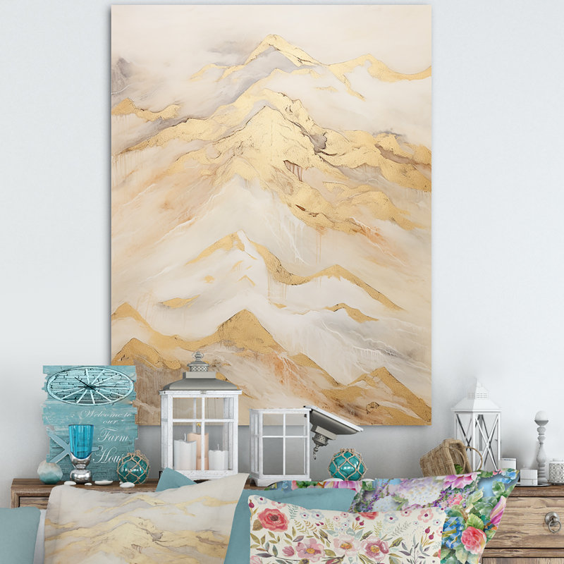 Harmonie alpine III, Toile tendue, H 32 po x l 16 po