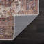 Tapis rouge foncé / bleu Elki-72239506