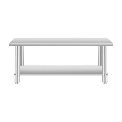 60 - Inch By 24 Stainless Steel Home Kitchen Work Table With Under Shelf, 35.5 Inches Tall, Build 60''*24'' For Restaurant And Food Service, Hand Made