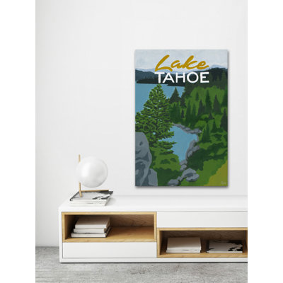" Charming Lake Tahoe " by Eyre Tarney Painting Print