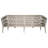 Archipelago 78'' Wide Straight Powder Coated Aluminum Patio Sofa with Sunbrella® Cushions