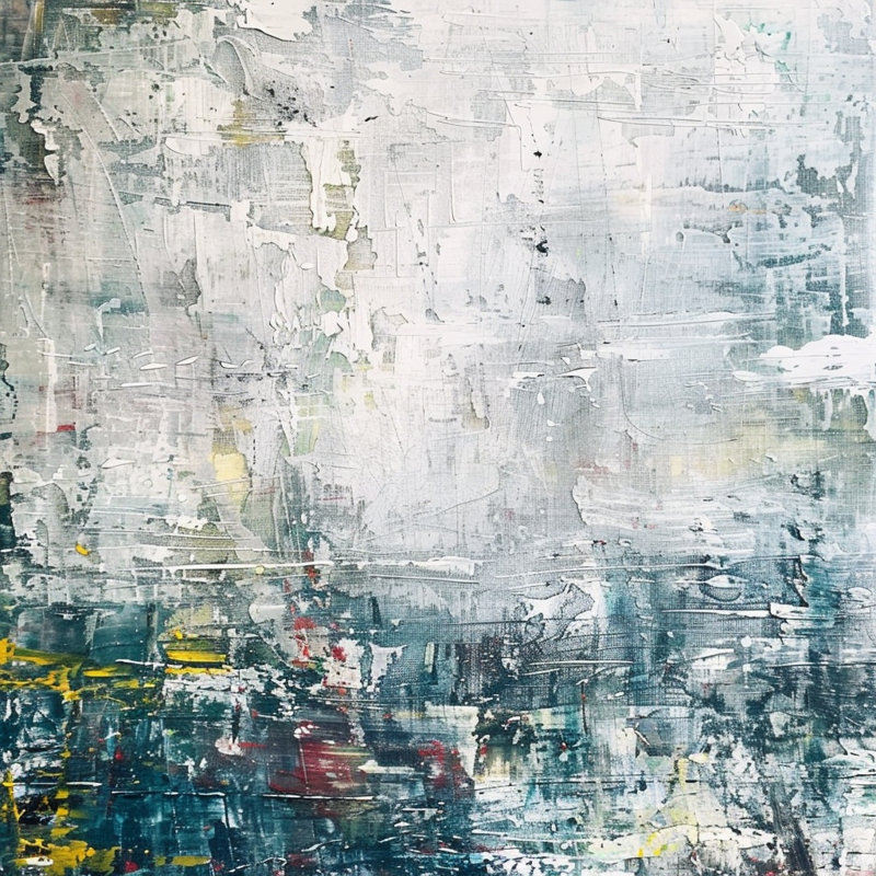 «Quiet Horizon», art mural sur toile tendue, L 30 po x H 30 po x P 1,5 po