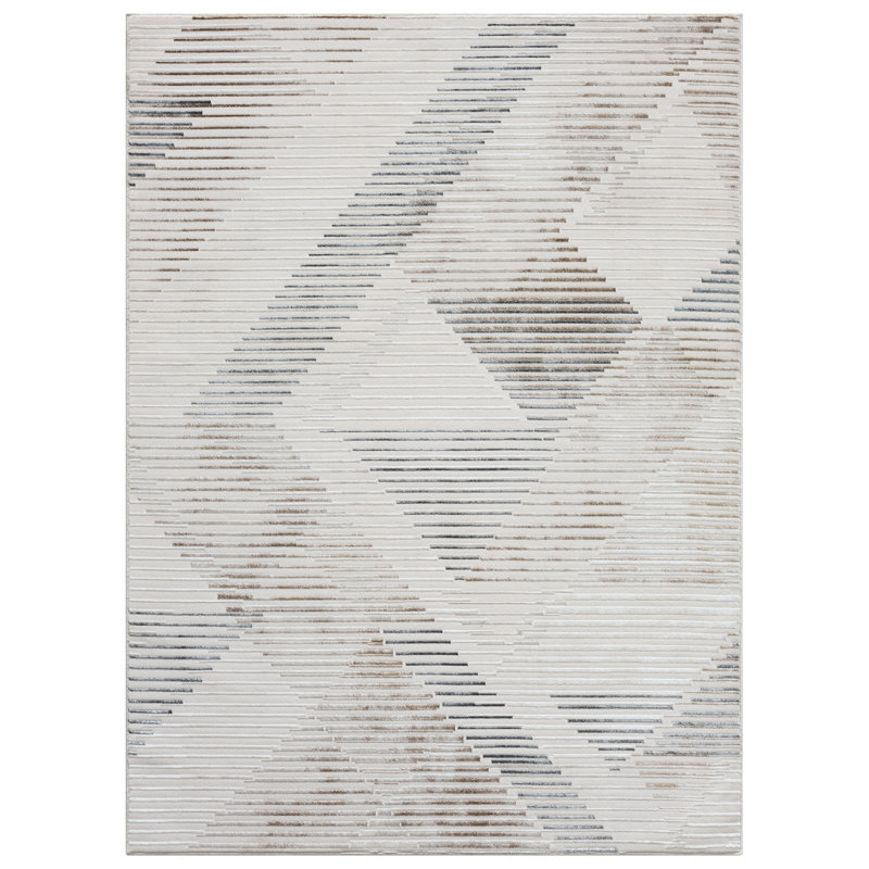 Aelred Geometric Indoor Rug, Rectangle 5'1" x 6'11"