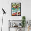 Palm Tree Wimsy II by Karen Fields - Painting-1406924156-1406924152