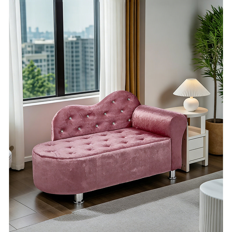 Banc de petite chambre de style européen - banc en tissu, Orienté vers la gauche
