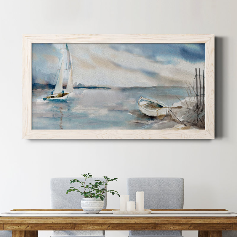 Panoramic Coast - Peinture sur toile encadrée