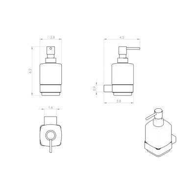 Leverette Soap Dispenser