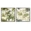 Palmier motif tropical - ensemble de 2 collages carrés tropicaux-101865625-101865631