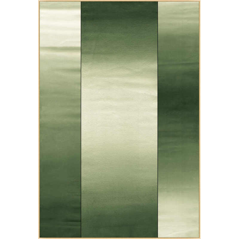 «Green Olive» par Mat Sanders, reproduction sur toile flottante