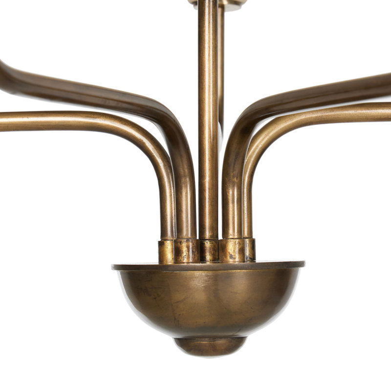 Lodovico Solid Brass 5-Light Chandelier