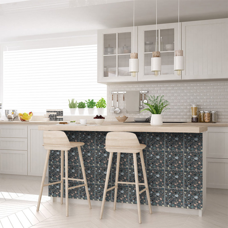 Wall Decal, Gray Terrazzo