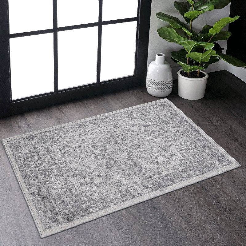 Tapis tissé à la machine Naar Marfi, Rectangle 2 pi 2 po x 3 pi