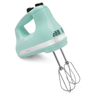 J-Jati Cake Beater Hand Mixer Electric 5 Speed Powerful Handheld Mixer  Food, with Turbo and Easy Eject Button, Beaters and Dough Hooks included  Whipping Batter 