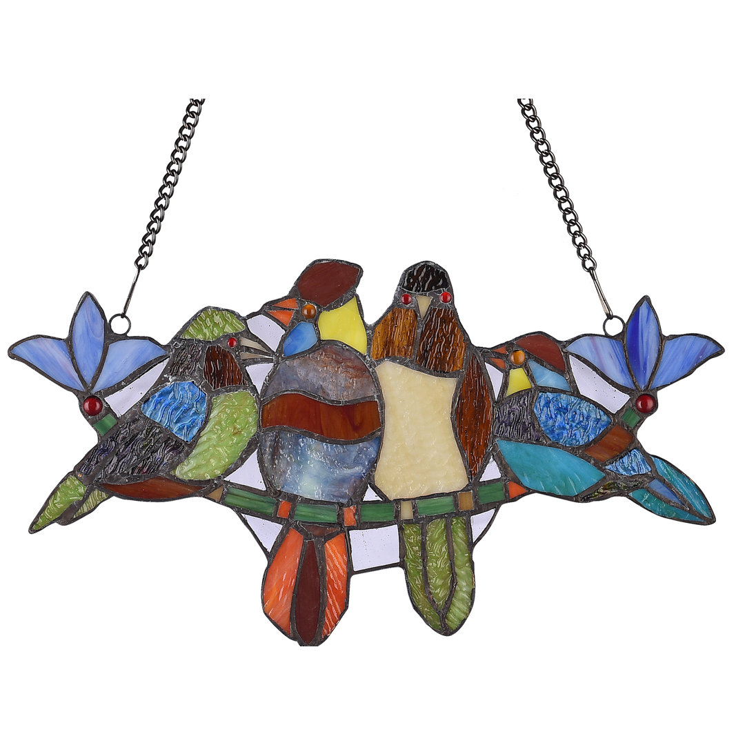 Birds Window Panel August Grove®