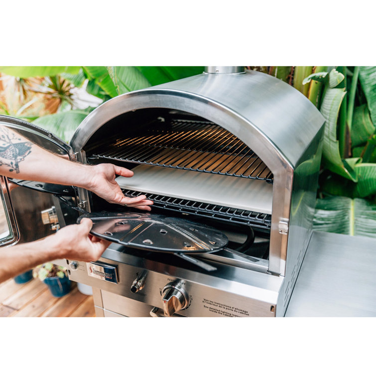 Summerset Grills Built-In/Countertop Natural Gas Stainless Steel Outdoor  Pizza Oven - SS-OVBI-NG