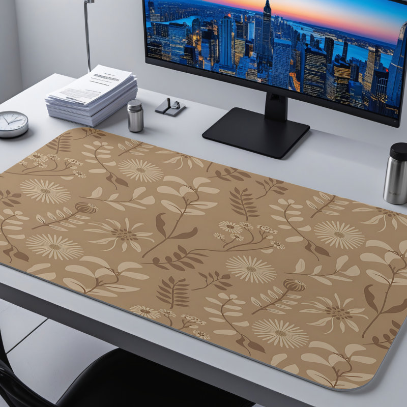 Polyester Desk Pad, 14.4x12.1
