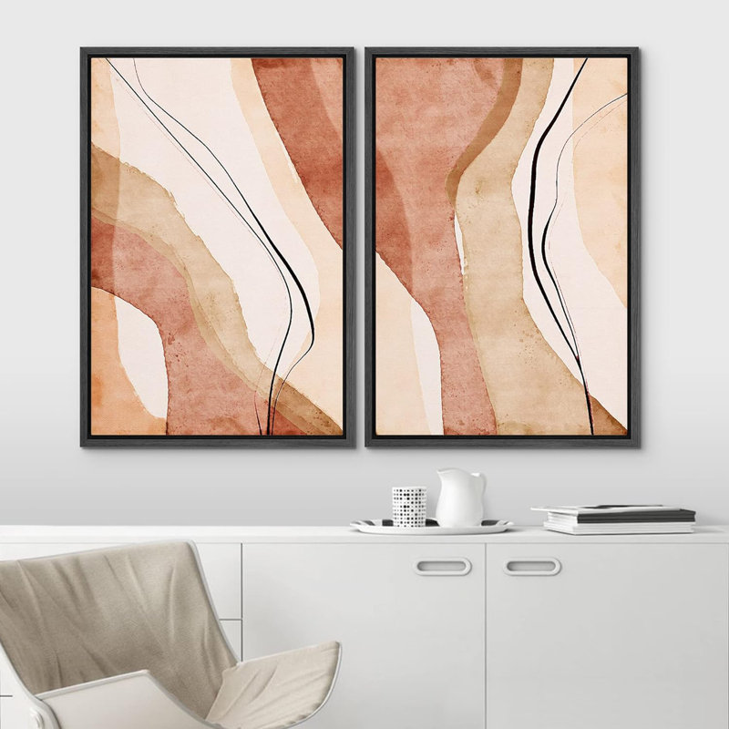 2 - Pieces, Black, 36" H x 48" W