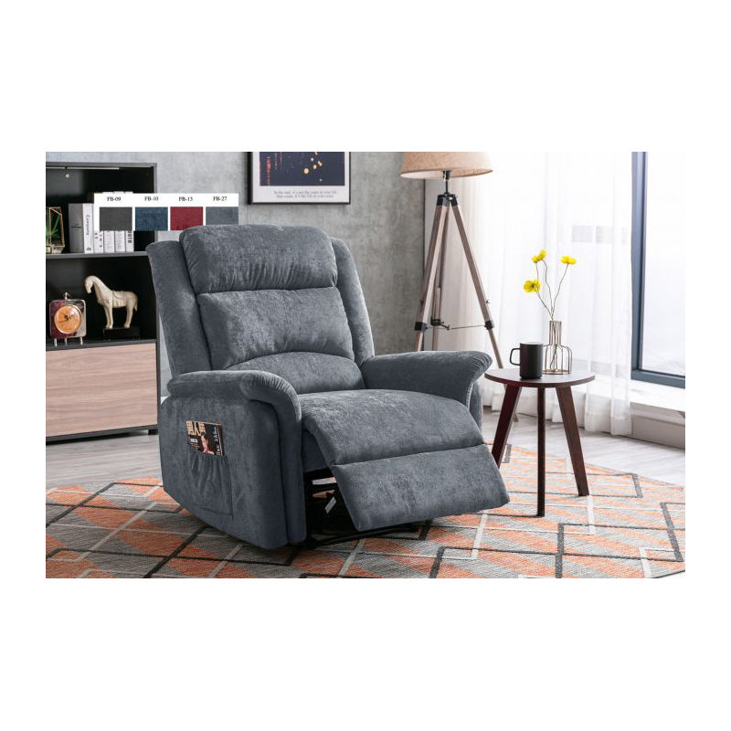 Ladeana 86cm Wide Standard Recliner, Grey
