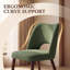 Upholstered Fabric Dining Chair-132718389