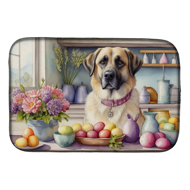 Tapis de séchage pour chien berger Anatolian Decorating