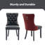 Chaise parsons capitonnée Jisha-112407589