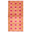 Tapis rectangulaire en chenille tissé à plat à la main Ammanda 3 pi 3 po x 6 pi cuivre