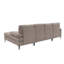 Canapé modulaire en U rembourré de polyester avec pieds en métal-1699565593
