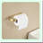 Vintage Brushed Bronze Bathroom Set: Antique Paper Holder & Rustic Wall-Mounted Towel Ring