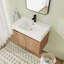Ensemble de meuble-lavabo simple 29,57 po avec plateau en résine Kevelyn