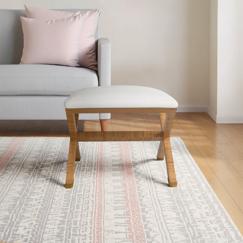 Caserta Rattan Accent Stool