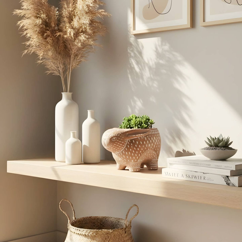 Terracotta Pot - Horned Owl