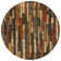 Machine Washable Indoor/Outdoor Christain ACN1302 Coffee Rug