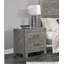 Table de chevet 1 pièce à 2 tiroirs Country Style Grey-136704250