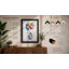 Penguin and Balloons Whimsical - Framed Print-985946575-985946569