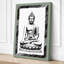 Seated Buddha Japandi - Wrapped Canvas-449428888-449428891