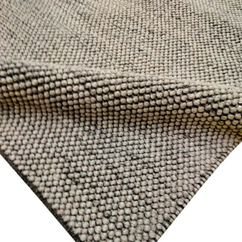 Boho Geometric Wool Hand Hooked Area Rug, Rectangle 3'11" x 15' 11"