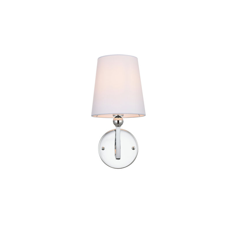 Éclairage pour meuble-lavabo à intensité variable Empire, Chrome chrome, Une lumière, H 12 po x l 6 po x P 6 po