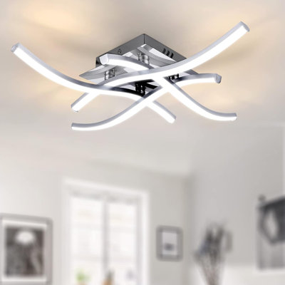 Dairyn Plastic LED Flush Mount